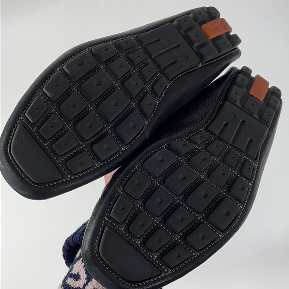 Donald Pliner Varran Leather Driving Moccasins - Picture 4 of 5